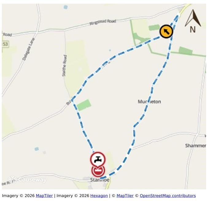 Road Closure Diversion Map